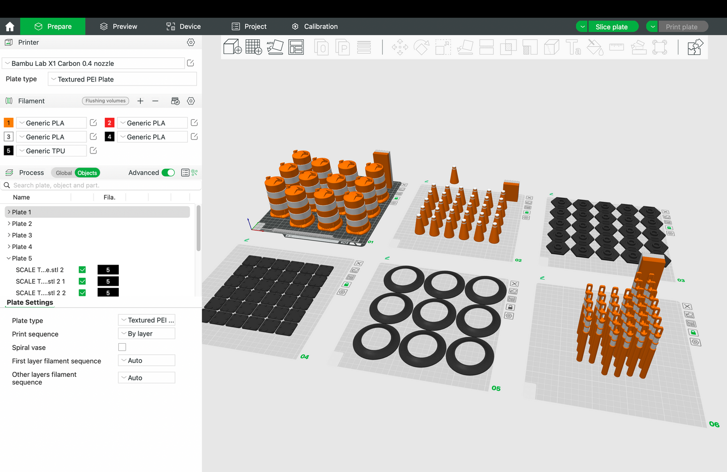 Scale Traffic Cones